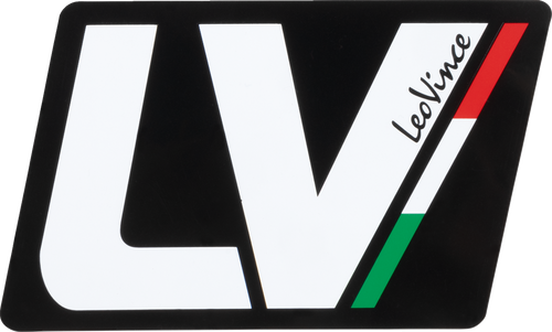 LEOVINCE 208127R LV Logo Badge - High Temperature