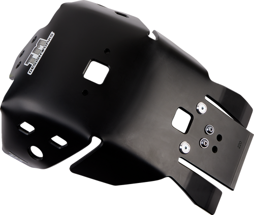 T.M. DESIGNWORKS HOMC-470-BK Full-Coverage Skid Plate - Black Honda