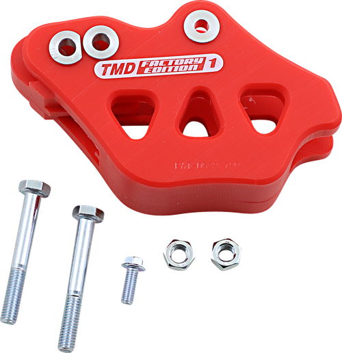 T.M. DESIGNWORKS RCG-HUQ-RD Chain Guide - Red Husqvarna/SWM