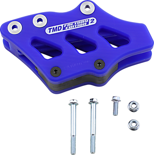 T.M. DESIGNWORKS RCG-YZ3-BU Chain Guide - Blue Yamaha