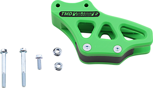 T.M. DESIGNWORKS RCG-KA85-GR Chain Guide - Green Kawasaki
