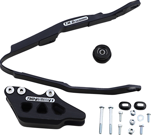 T.M. DESIGNWORKS HCP-H06-BK Chain Guide and Slider Kit - Honda Black