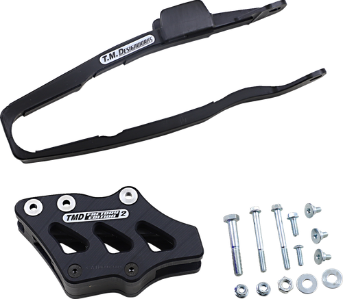 T.M. DESIGNWORKS YCP-OR5-BK Chain Guide and Slider Kit - Yamaha Black