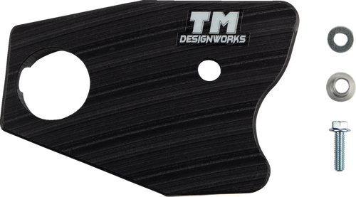 T.M. DESIGNWORKS HCP-250-BK ATV Front Chain Sliders - Honda Black