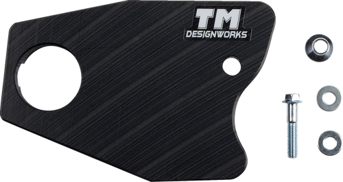 T.M. DESIGNWORKS HCP-251-BK ATV Front Chain Sliders - Honda Black