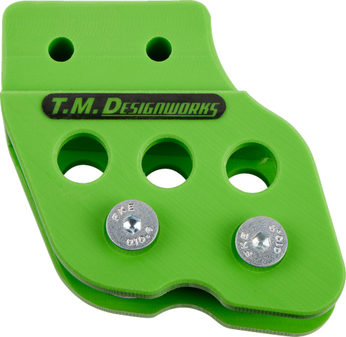 T.M. DESIGNWORKS RCG-002-GR Chain Guide - Green Honda/Kawasaki/Suzuki/Yamaha