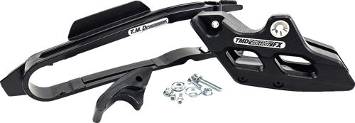 T.M. DESIGNWORKS FXK-BT2-BK Chain Guide and Slider Kit - Black Beta