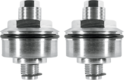 SPEED MERCHANT SM49A-2 Fork Preload Adjusters - 49 mm Raw Machined