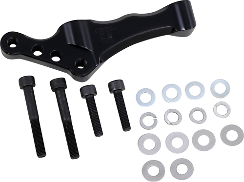 SPEED MERCHANT SM-HDRBM13LB Radial Front Brake Caliper Mounts - 13" Left Black