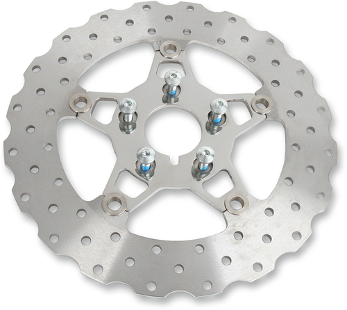 EBC FSD011C FSD Series Stainless Steel Front Brake Rotor for Big Twins - Polished Carrier