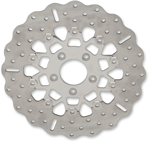 EBC FSD027C FSD Series Stainless Steel Front Brake Rotor for Big Twins - Polished Carrier