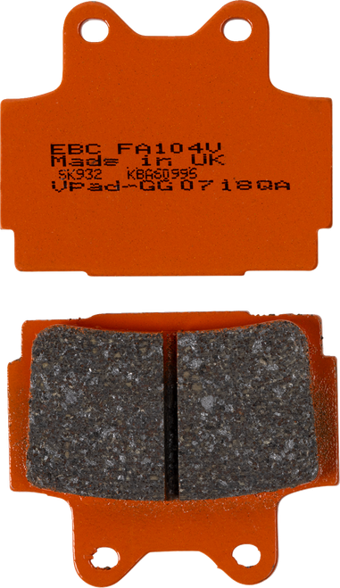 EBC FA104 Organic Base "FA" Brake Pads
