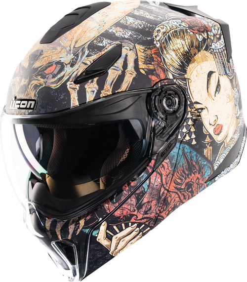 ICON 0100-2719 Threshold™ Odokuro Modular Helmet - Odokuro Black 2XL