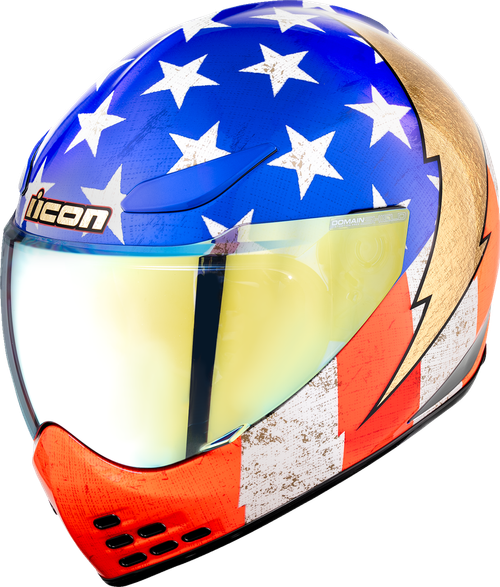 ICON 0101-18328 Domain™ Limited Edition Amerikarma Helmet - Amerikarma Glory XL