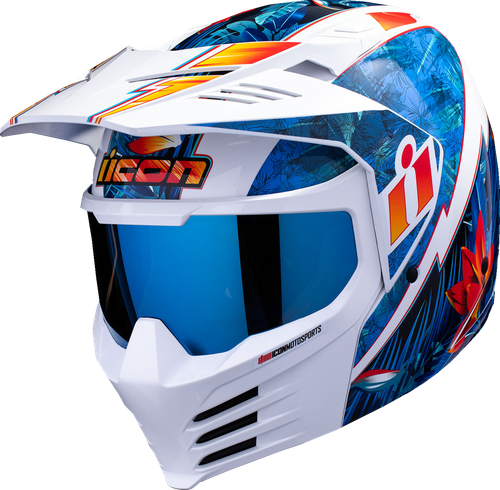 ICON 0104-3266 Elsinore™ Kaonohi Helmet - Kaonohi Blue Medium