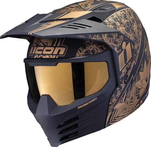 ICON 0104-3276 Elsinore™ Kaonohi Helmet - Kaonohi Black XL