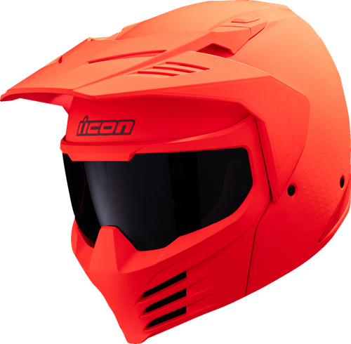 ICON 0104-3319 Elsinore™ Monotype Helmet - Monotype Red XL