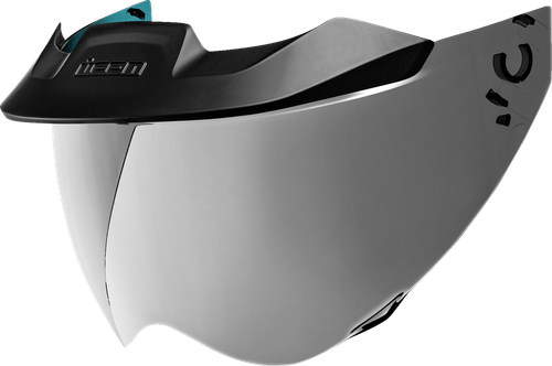 ICON 0130-1326 Domain™ Helmet MotoShield™ - Domain™ Warboy Chrome