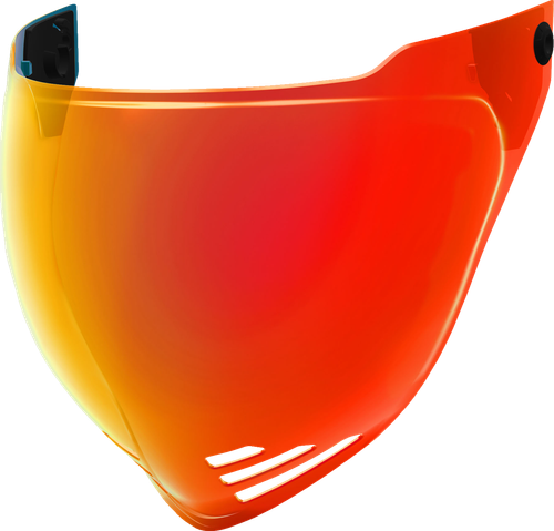 ICON 0130-1436 Domain™ Helmet Bubble Shield - Calypso Red