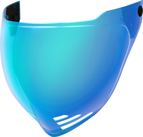 ICON 0130-1437 Domain™ Helmet Bubble Shield - Boatdrink Blue