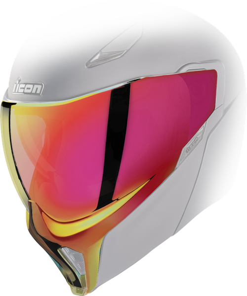 ICON 0130-1466 Threshold™ Helmet Shield - Calypso Red