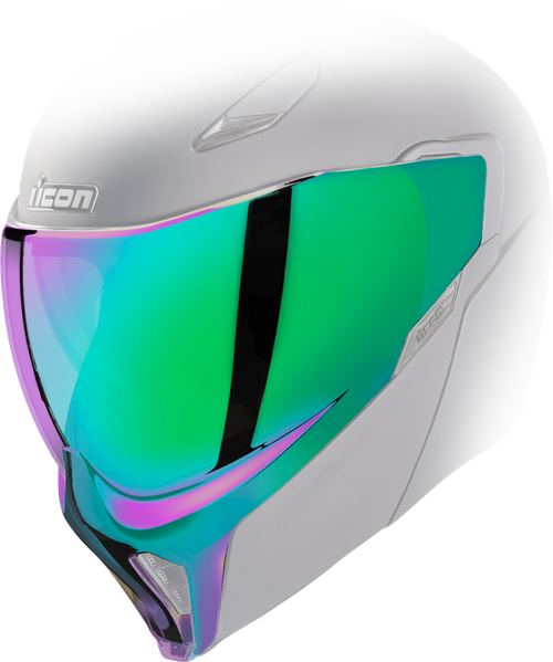 ICON 0130-1468 Threshold™ Helmet Shield - Scarab Green