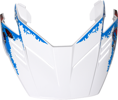 ICON 0132-1780 Elsinore™ Helmet Peak — American Basstard™ - American Basstard Blue XS-S