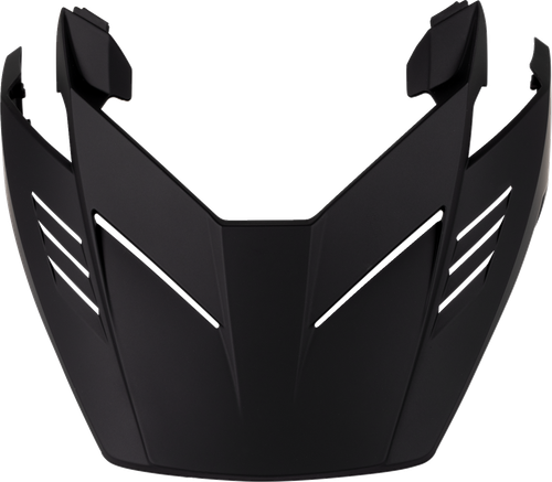 ICON 0132-1801 Elsinore™ Helmet Peak — Solid - Rubatone Black XS-S