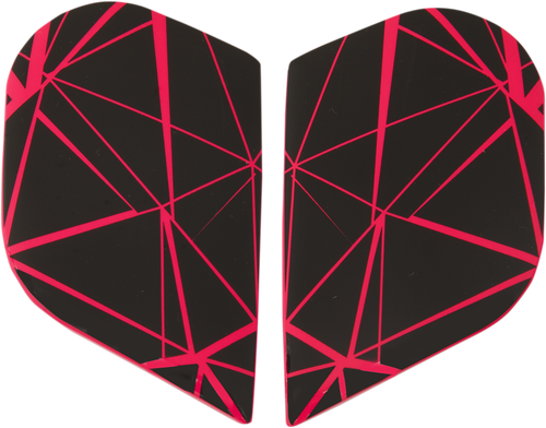 ICON 0133-0851 Alliance™ Helmet Side Plates — Crysmatic - Crysmatic Pink