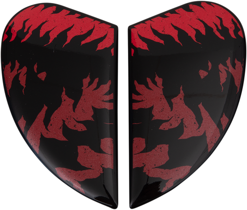 ICON 0133-1231 Airform™ Helmet Side Plates — Lycan - Lycan Red