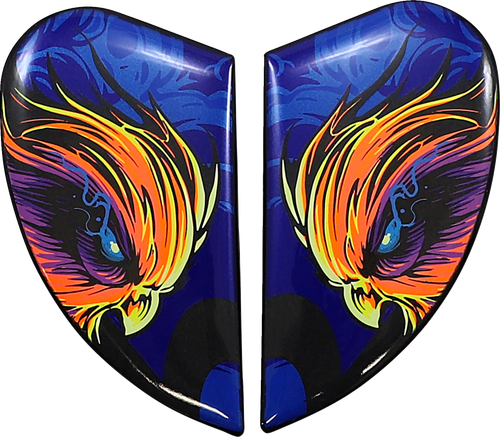 ICON 0133-1359 Airform™ Helmet Side Plates — Warden - Warden Blue