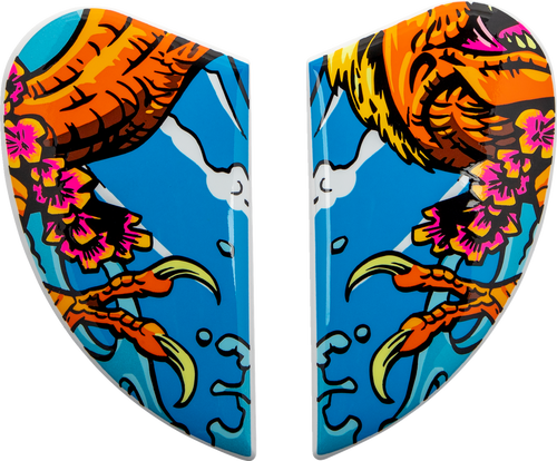 ICON 0133-1392 Airform™ Helmet Side Plates — Dino Fury