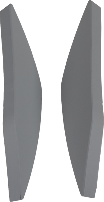 ICON 0133-1571 Elsinore™ Helmet Side Accessory Covers - Rubatone Gray