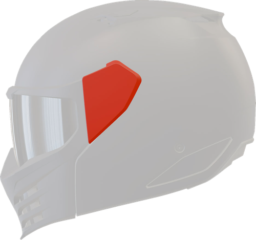 ICON 0133-1666 Elsinore™ Helmet Side Plates - Race Red