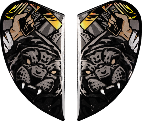 ICON 0133-1752 Airframe Pro™ Helmet Side Plates - Aztec Nine Gold