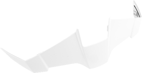 ICON 0133-1789 Threshold™ Helmet Rear Spoiler - Gloss White M-3XL
