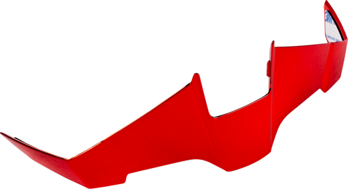 ICON 0133-1799 Threshold™ Helmet Rear Spoiler - Calypso Red XS/S