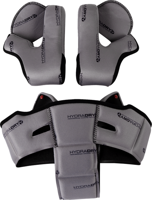 ICON 0134-3144 Domain™ Helmet Liner and Cheek Pads Set - Gray XL