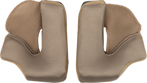ICON 0134-3765 Elsinore™ Helmet Cheek Pads - Brown Small