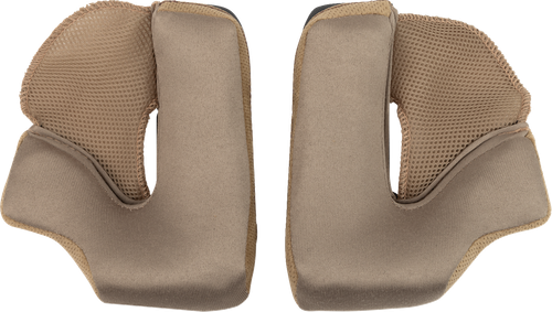 ICON 0134-3767 Elsinore™ Helmet Cheek Pads - Brown Large