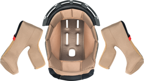 ICON 0134-4095 Ultraflite™ Helmet Liner Kit - Tan Small