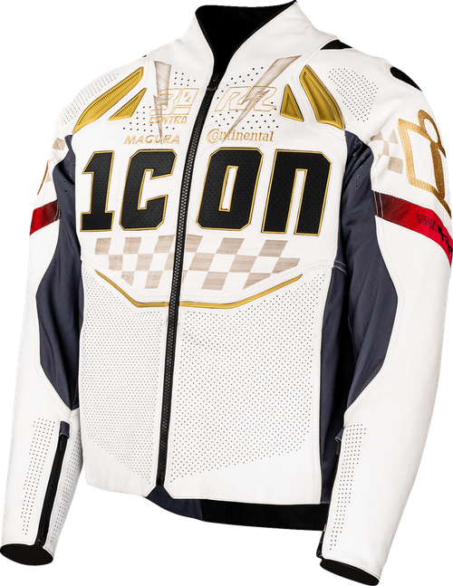 ICON 2810-4304 Contra3™ Rizz Rizz Jacket - White 2XL