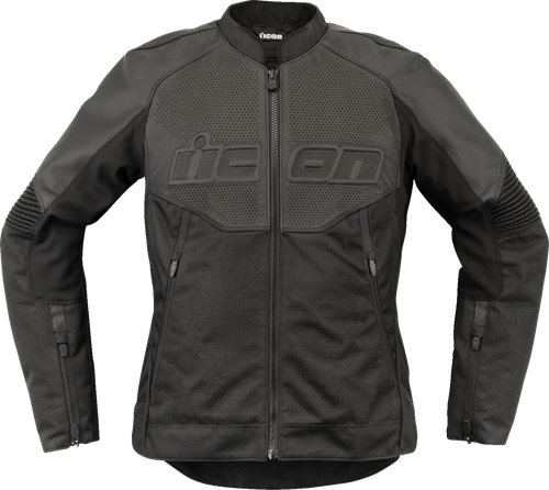 ICON 28131083 Women's Overlord3™ Leather Jacket - Black Small
