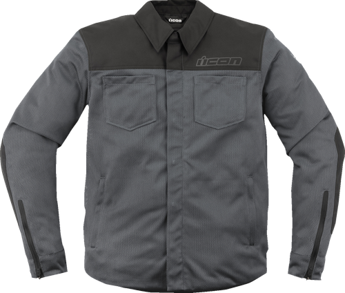 ICON 2820-6225 Upstate Mesh CE™ Jacket - Gray Large