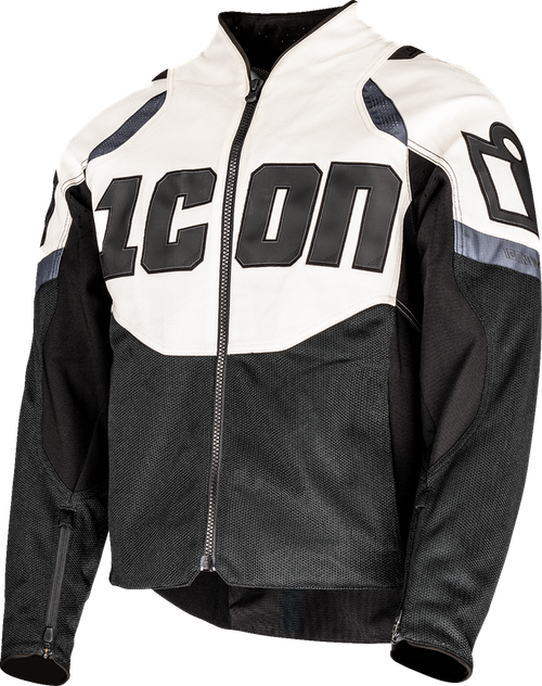 ICON 2820-7048 Contra3™ Jacket - White/Black 2XL
