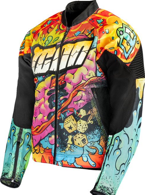 ICON 2820-7075 Overlord3™ Scatterbrain Mesh Jacket - Black Medium