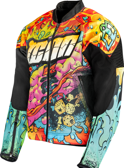 ICON 2820-7076 Overlord3™ Scatterbrain Mesh Jacket - Black Large