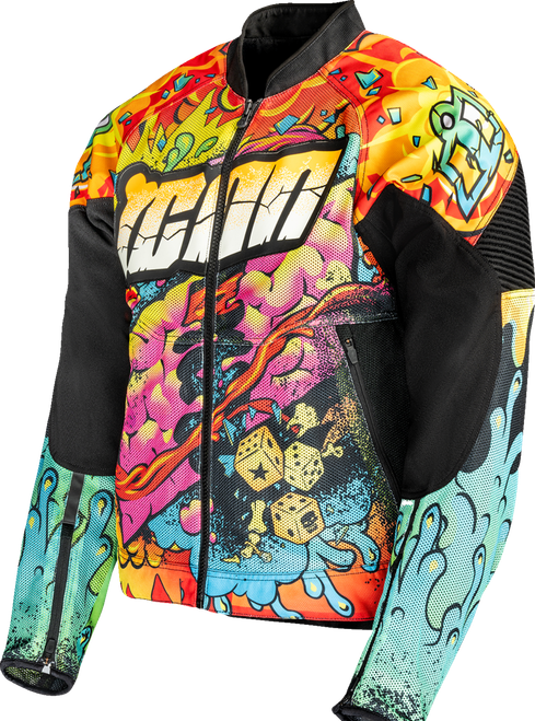 ICON 2820-7078 Overlord3™ Scatterbrain Mesh Jacket - Black 2XL