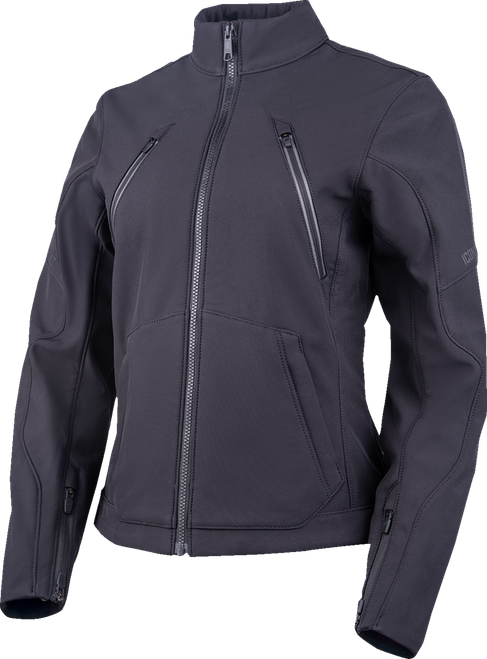 ICON 2822-1915 Women's Merc3™ Jacket - Black 2XL