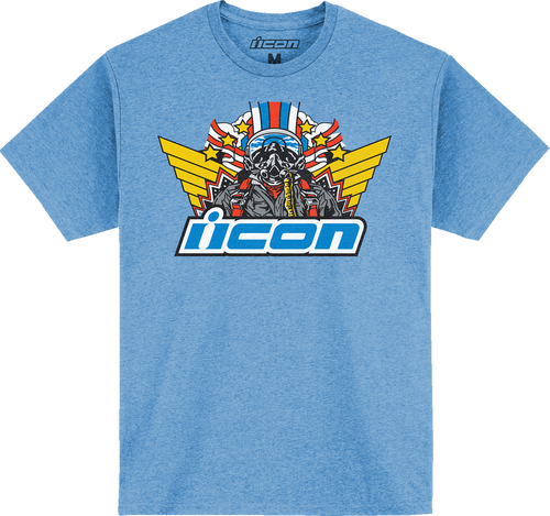 ICON 3030-23467 Flyboy™ T-Shirt - Blue Medium